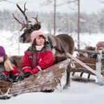 SANTA CLAUS VILLAGE Christmas House reindeer