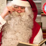 SANTA CLAUS VILLAGE Santa Claus reading book